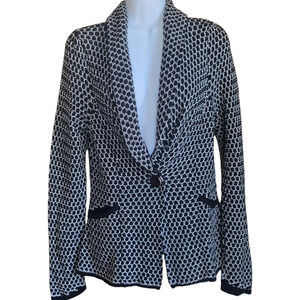 Anthropologie Charlie & Robin Black & White Sweater Women's Size M
